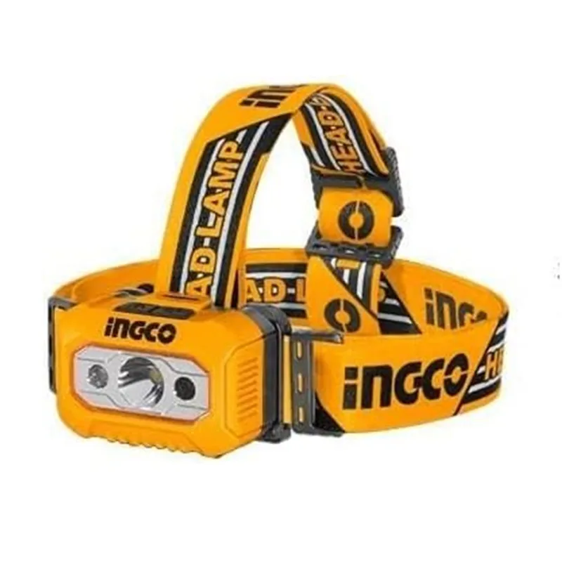 INGCO 200 lumens LED Headlamp With Maximum Beam Distance Of 91m. (HHL013AAA8)