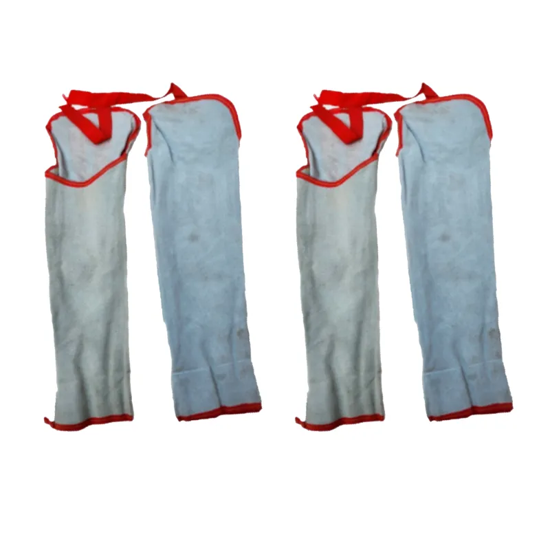 MM 55 cm Long Leather Safety Hand Sleeves