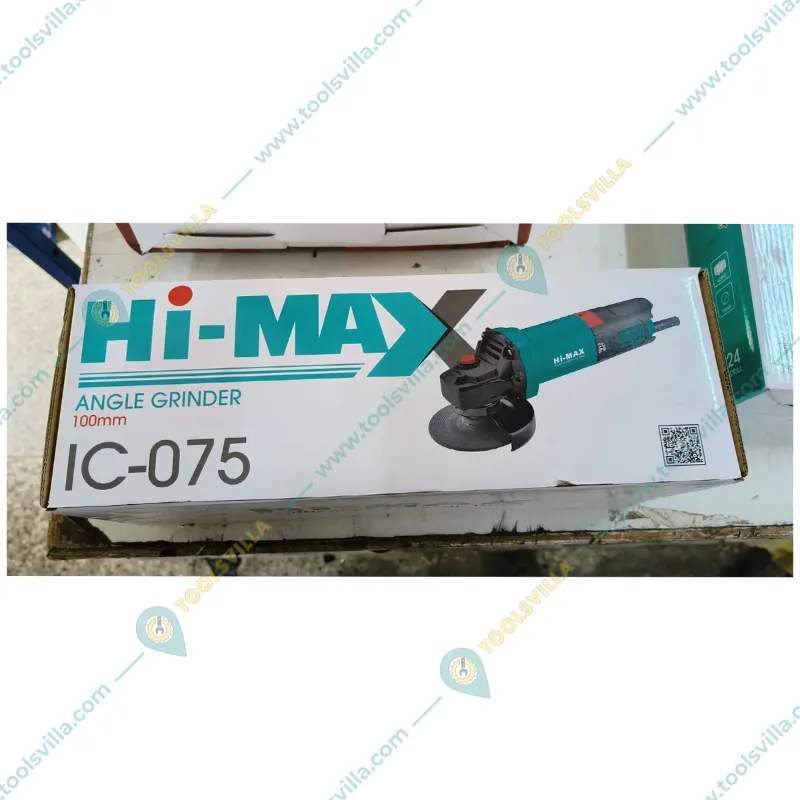 Himax 100 mm 1010 Watt Angle Grinder With Side Handle & Wheel Guard, 11000 RPM (IC-075)