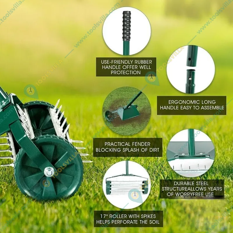 Heavy Duty Manual Operated Aerator with Spike