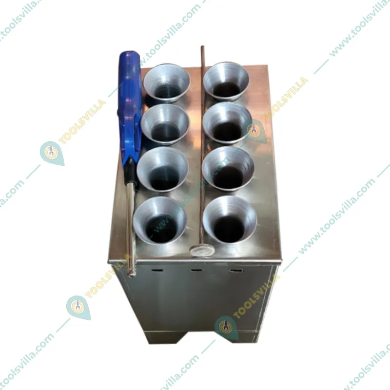 Commercial Gas Operated Single Burner 8 Tube Egg-Chicken Sausage Roll/Hot Dog Maker with Free Accessories, Aluminium Body
