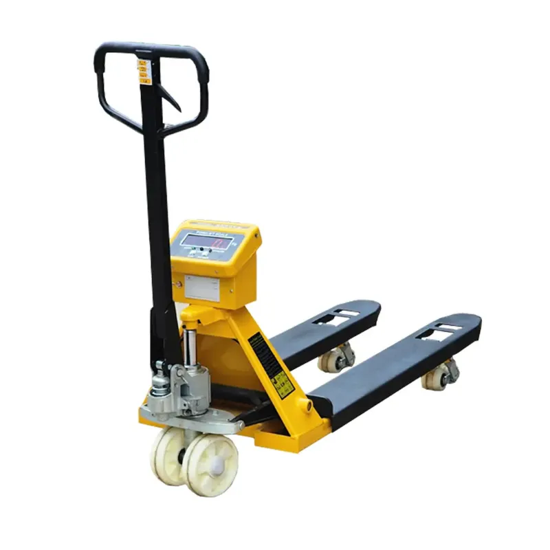 Boltz 2 Ton Scale Pallet Truck, Fork Size (1200 x 550 mm), PU Wheel
