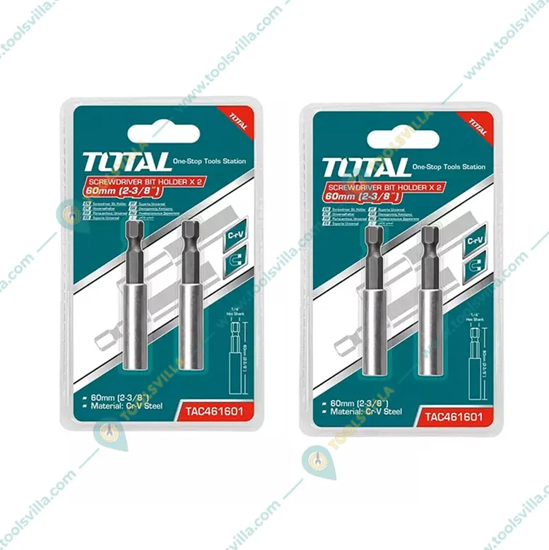 Total 60mm Screw Driver Bit Set (TAC461601)-Pack of 5