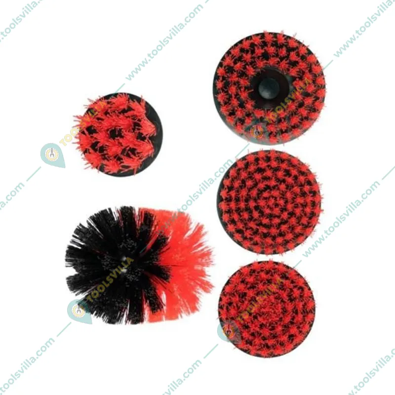 Yato 5 Pcs Drill Powered Scrub Brushes (YT-47777)