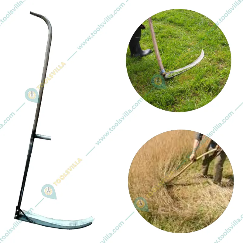 Heavy Duty Scythe With 23 Inch Blade For Harvesting Grass or Crops