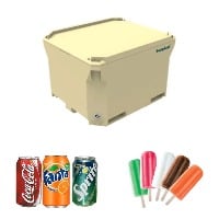 Seaplast Rational Moulded Double Wall Insulated Bin, 660 Litre