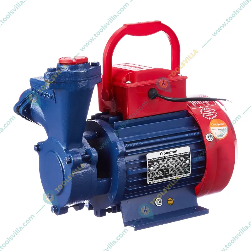 Crompton 1Hp Single Phase Self Priming Monoblock Pump, 112ft Max. Head, 25X25mm (Mini Crest I) - 1 Year Warranty 