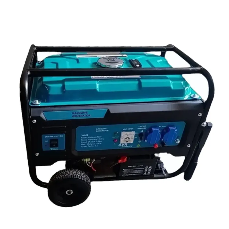 Portable 3.5 KVA Single Phase Recoil and Self Start Petrol Generator