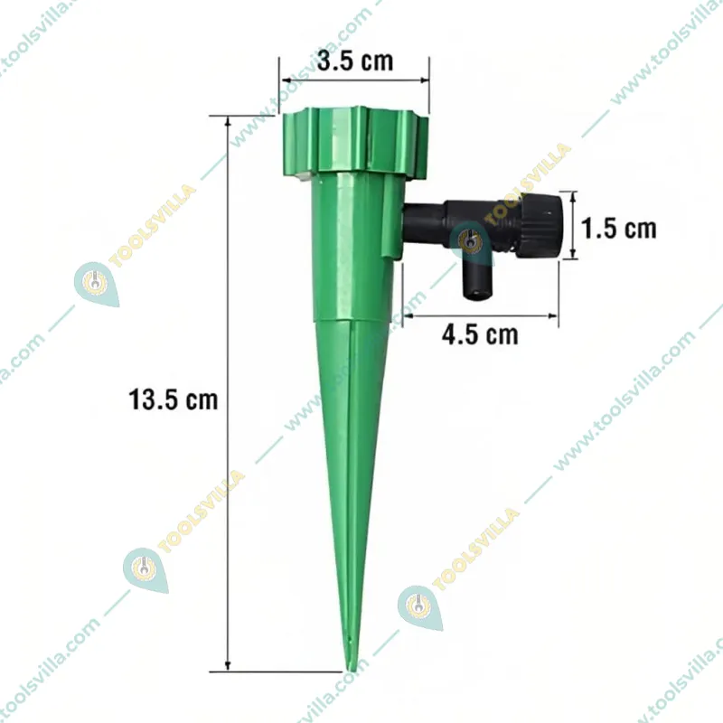 Self Watering Spikes-Adjustable Plant Water Dripper with Slow Release Control Valve Switch(Pack of 15)