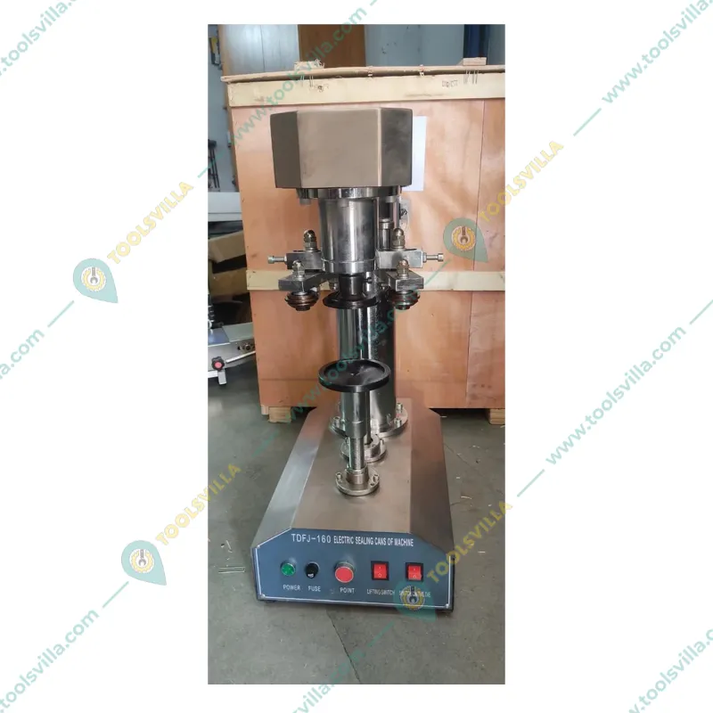 Semi Automatic Can Sealer Machine 15 to 30 Container Per Min Capacity