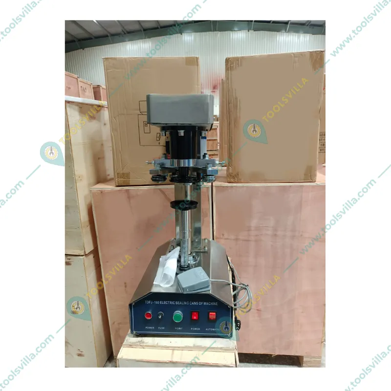 Semi Automatic Can Sealer Machine 15 to 30 Container Per Min Capacity