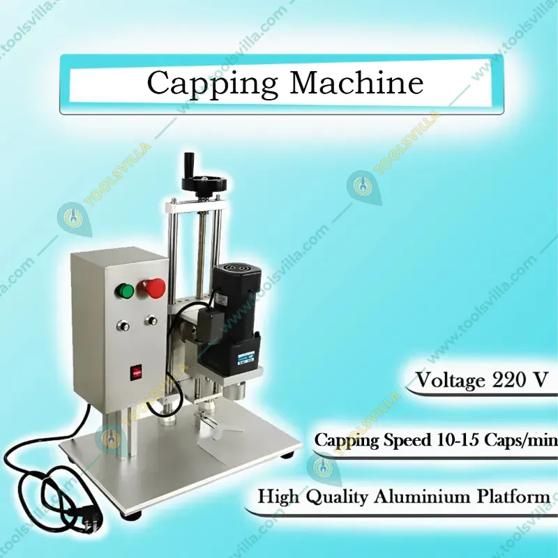 Heavy Duty 10-50 mm Semi-Automatic Continuous Capping Machine DDX-450