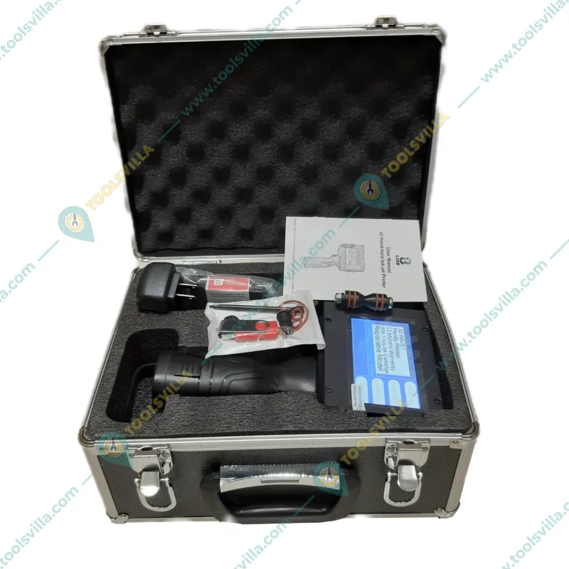 12.7mm Metal Body with Solvent Based Cartridge Handheld Inkjet Printer