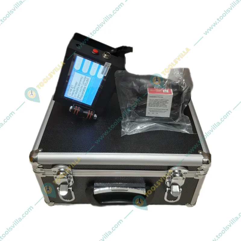 12.7mm Metal Body with Solvent Based Cartridge Handheld Inkjet Printer