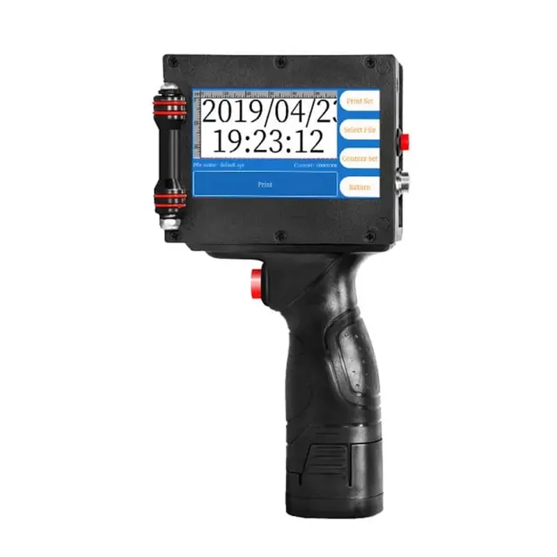 12.7mm Metal Body with Solvent Based Cartridge Handheld Inkjet Printer