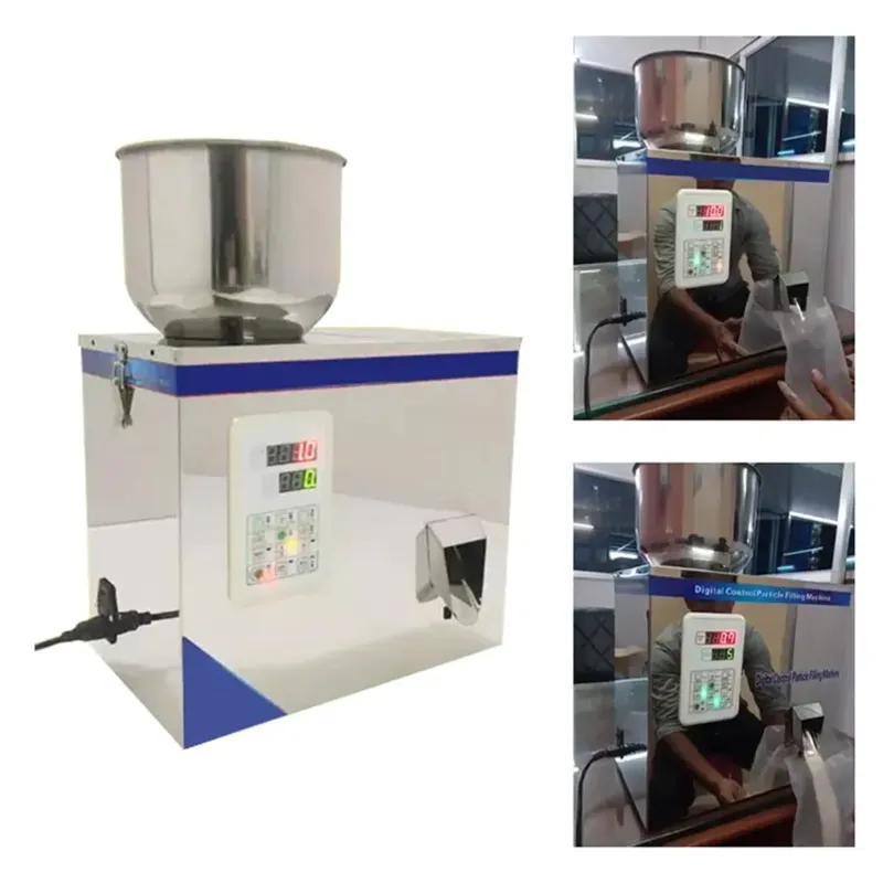 Tabletop 1gm to 100gm Stainless Steel Body Granule Filling Machine