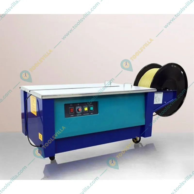 Heavy Duty 60 x 15 mm Semi Automatic Strapping Machine Low Table