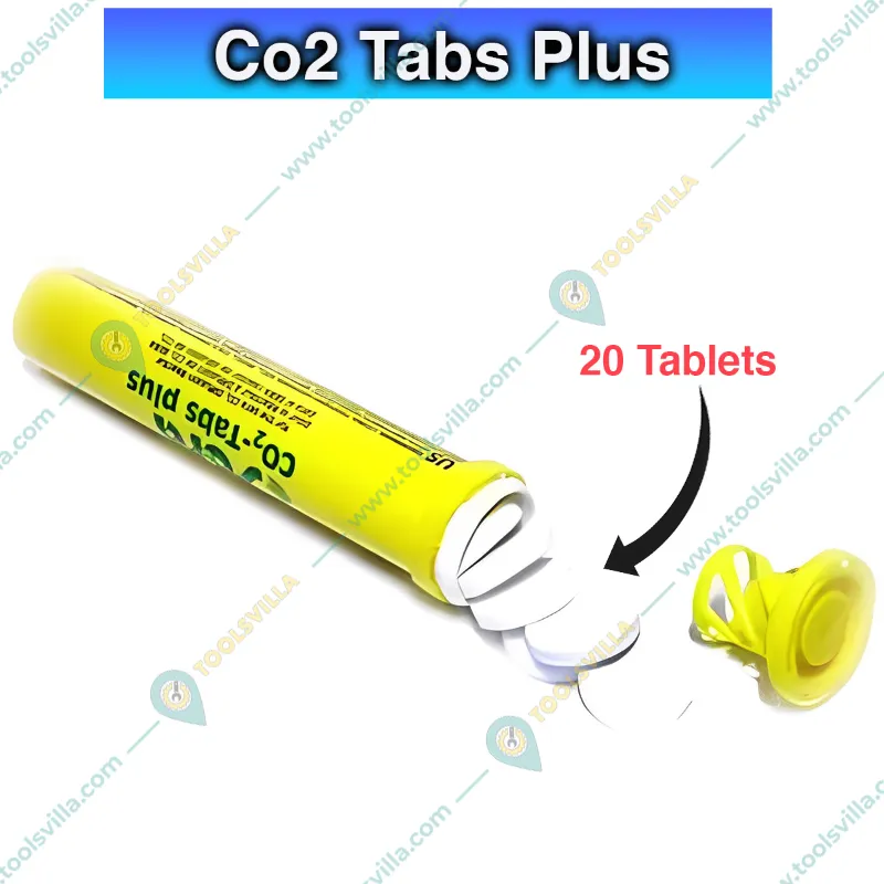 Sera CO2 Tabs Plus (20 tablets) Aquarium Test Kit for Aquarium Water Representing 2,500 Counting Bubbles of CO2