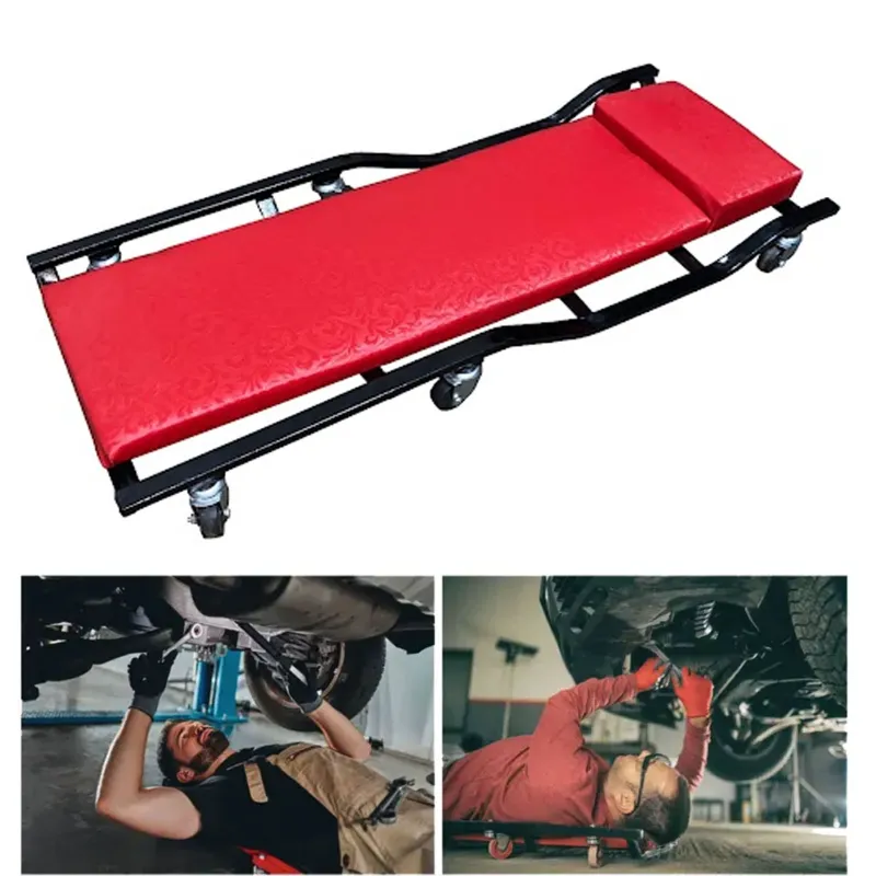Gallop 40-inch Long Rolling Service Soft Padded Mechanic Creeper with 6 caster wheels