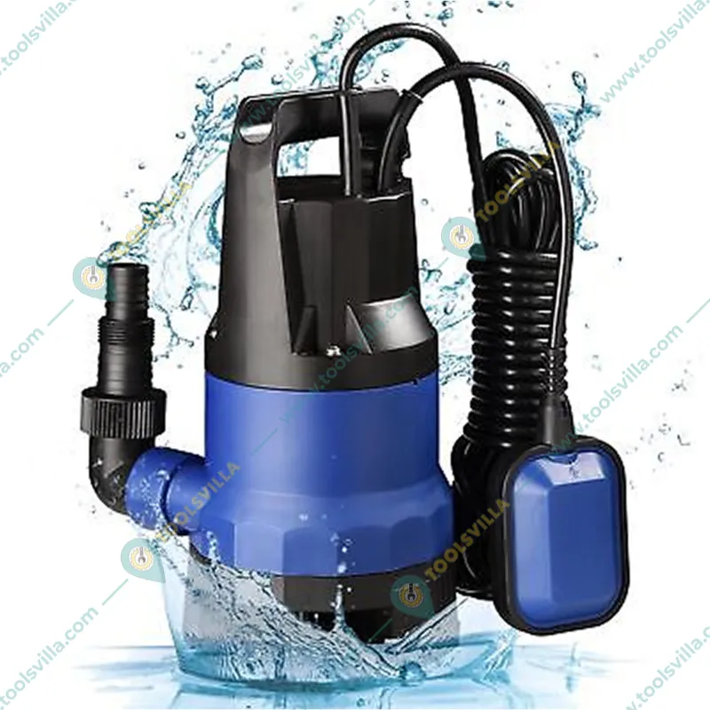 Heavy Duty 1.5 HP Single Phase Sewage Submersible Pump - PP Body & 15000 LPH