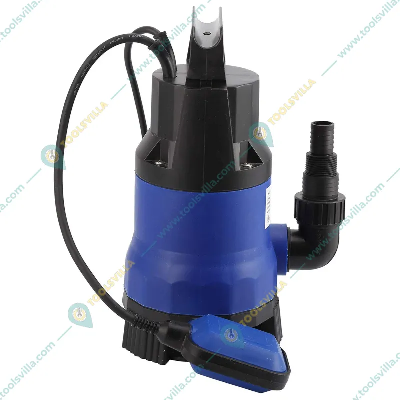 Heavy Duty 1.5 HP Single Phase Sewage Submersible Pump - PP Body & 15000 LPH