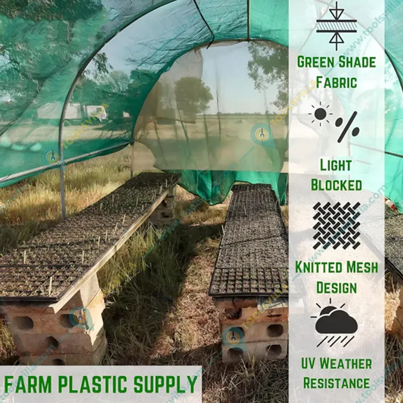 High Quality 75% UV Sunlight Protected 5 meter Long Green Shade Net | Suitable for Home, Garden, Nursery(Size-1.5 x 5 meter)