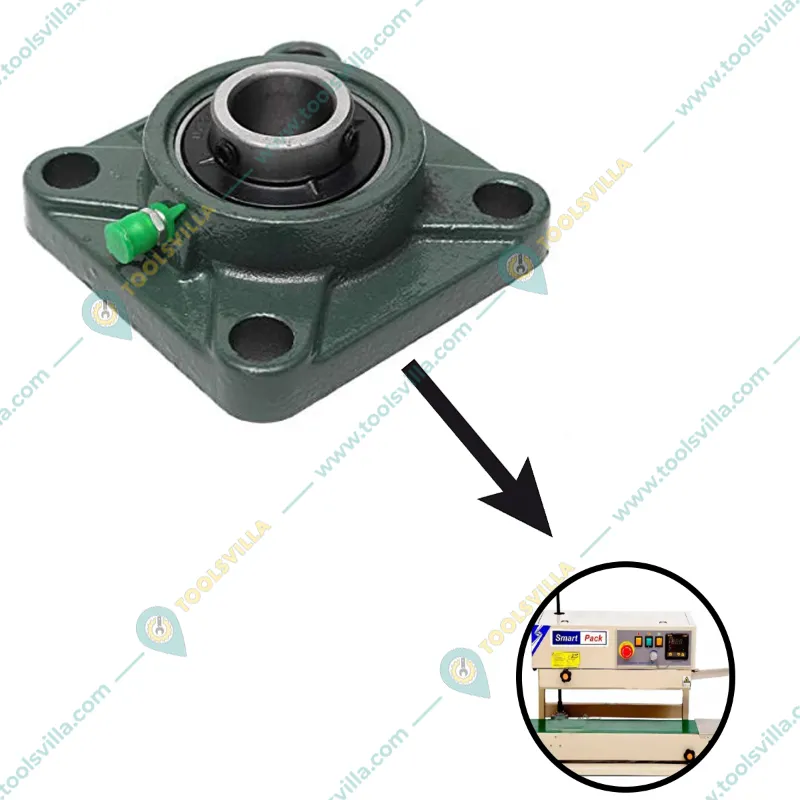 Smart Pack Shaft Block, Square Bearing Seat For Band Sealer