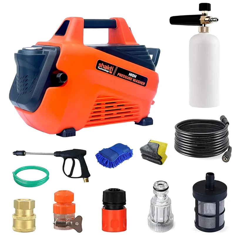 Shakti Technology 130 Bar High Pressure Washer With 2100 W Copper Winding Motor, 10 LPM Flow Rate (S7 Pro)