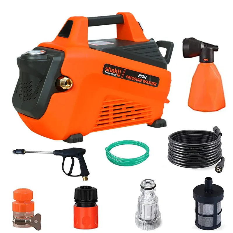 Shakti Technology 130 Bar High Pressure Car Washer With 2100 W Copper Winding Motor, 10 LPM Flow Rate (S7)