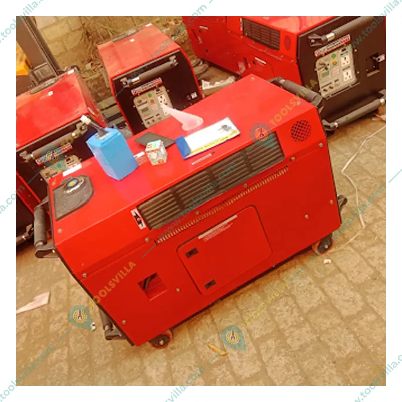 HPM 7 KVA Recoil and Self Start Portable Petrol Silent Generator (SILENT GE 7500PS)