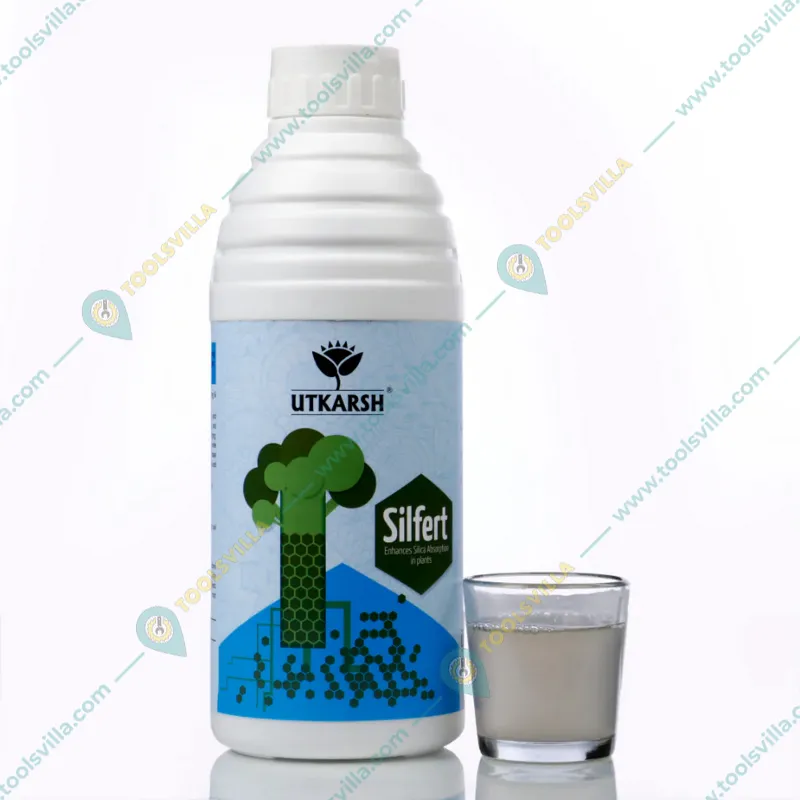 Utkarsh Silfert (Potash Fortified with Silicon) Enhances Silica Absorption in Plants, White Root Development | 1 liter(Pack-1 x 1 liter)