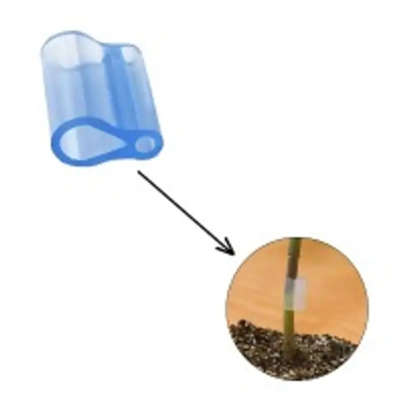 2.5 mm Silicon Grafting Clip for Tomato, Brinjal & Chilli grafting, Silicone Plants Grafting Clip(Pack-50 Pcs)