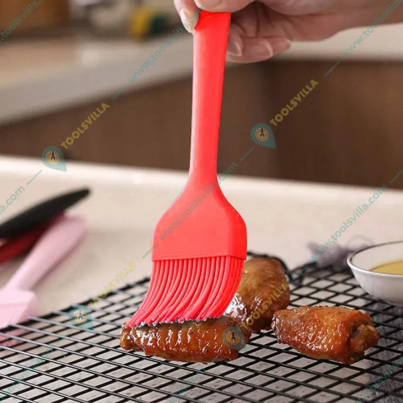   Multipurpose 20cm Non-Stick Full Silicone Brush For Baking and Spreading, Size Small(Pack-6 pcs)