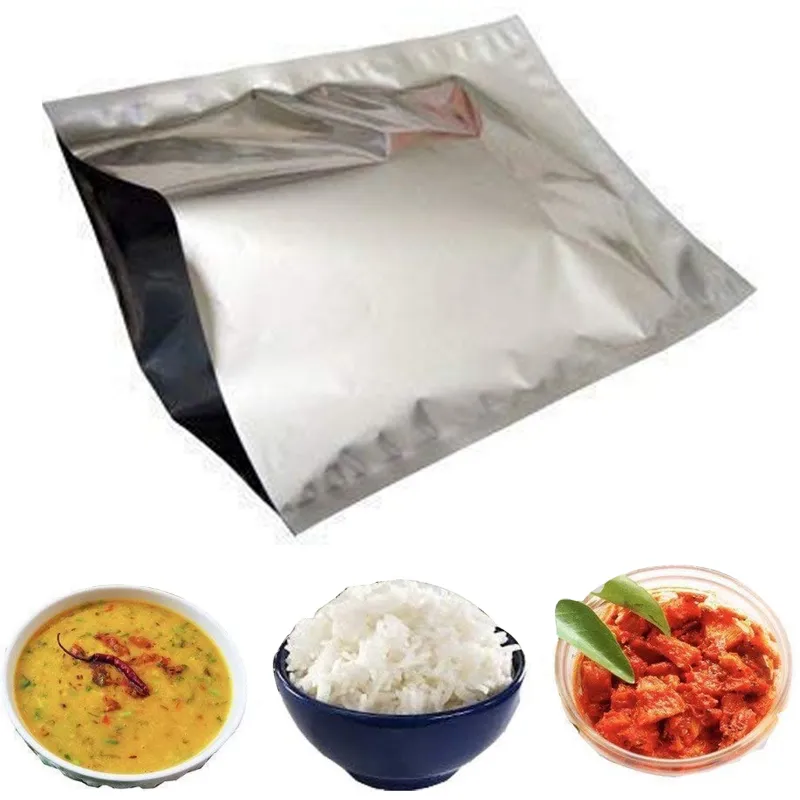POCHEON® 100pcs, 1500gm Open-top Aluminum Silver Foil Pouches
