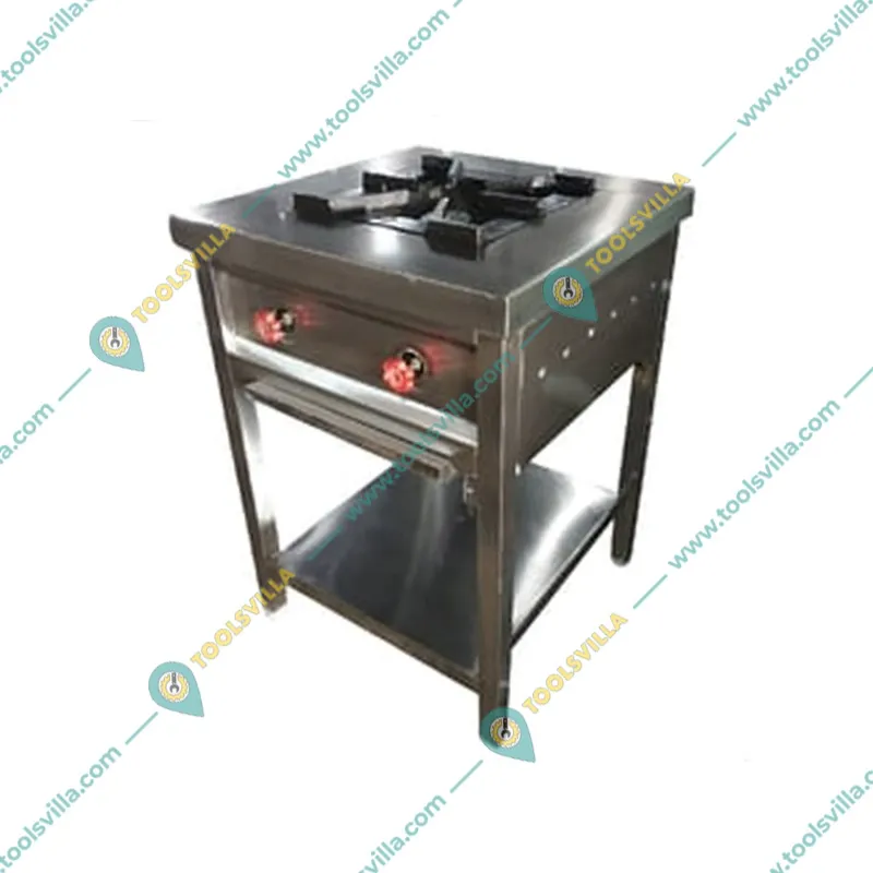 Premium Quality Stainless Steel 24 x 24 Inch Single Burner Range