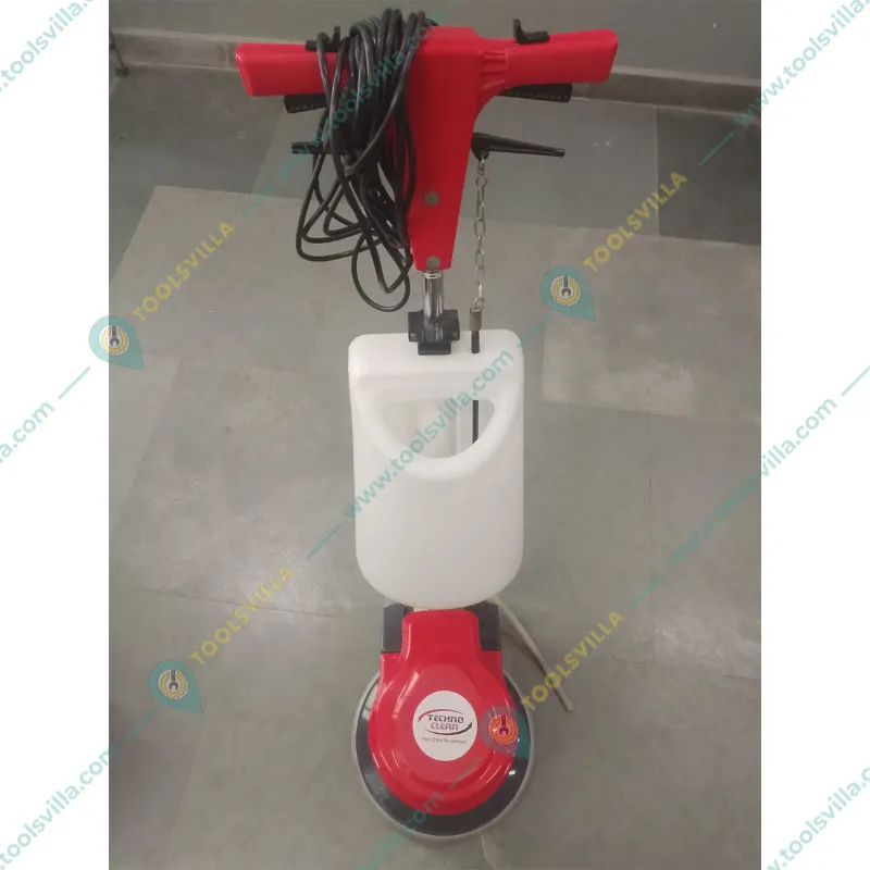 High Quality 1100 Watt Single Disc Floor Scrubber & Polisher Machine, 1.5 HP Motor