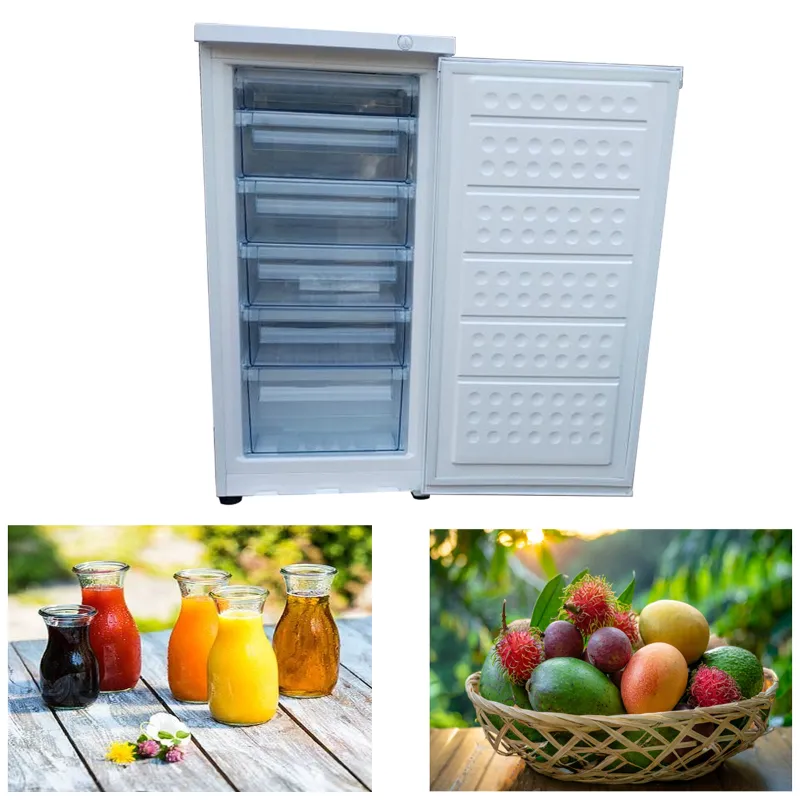 Celfrost BFS 150 Single Door 200L Capacity Standing Freezer with Adjustable Feet for ice-Cream, Cold Drinks, Snacks Storing