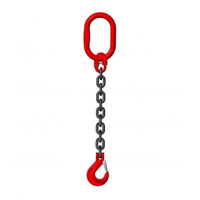 LIFIT 10 mm Single Leg Grade 80 Lifting Chain Sling with Hook, Masterlink & chain Connector- 3 Ton Load Capacity(Size-2 Meter)