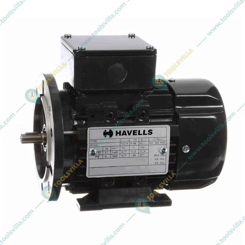 Havells(F4151) 1.5 HP Single Phase 4 Pole Flange Mounted AC Motor, 1500 RPM With 1 Year Warranty