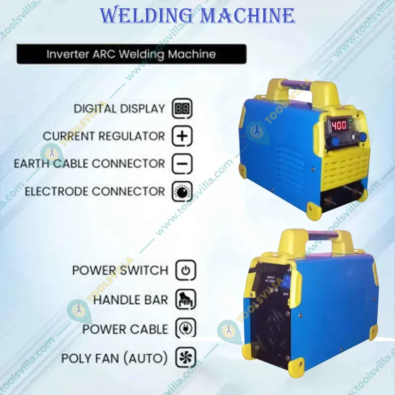The BiggBoss 400A 3 Card Single Phase Inverter Welding Machine, MMA 400