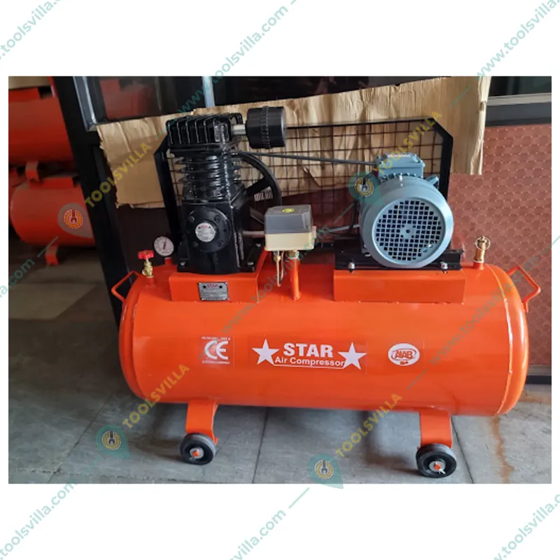 Star 90 Litres Single Piston Air Compressor With 1 HP Copper Motor, 128 psi Max. Pressure (SC-520)