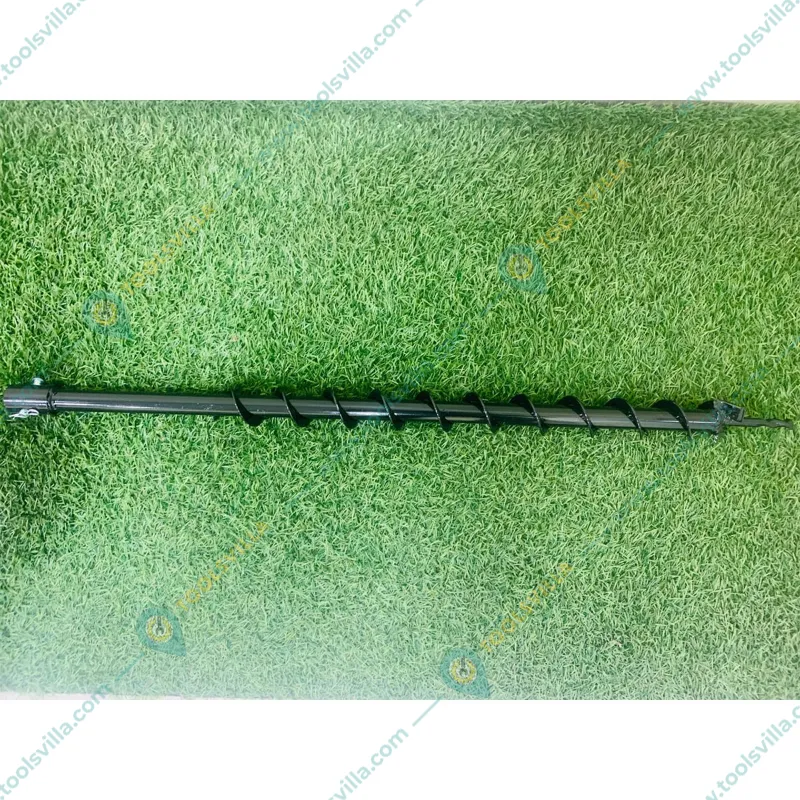 GRAMSTRONG Premium Quality Single Spiral 1.8 inch, 2.5 feet Petrol Earth Auger Bit / Post Hole Digger