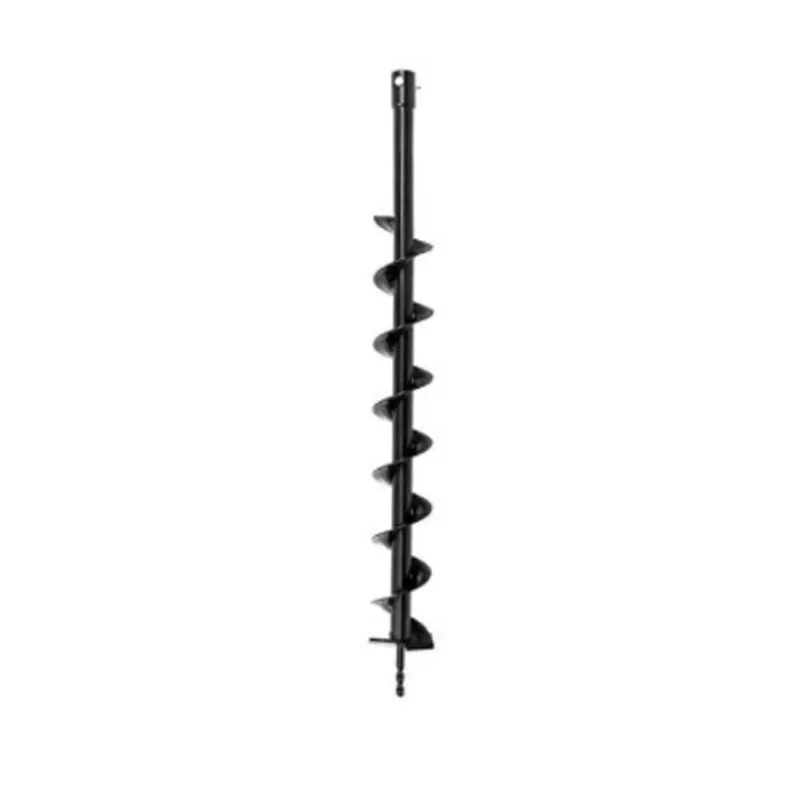 GRAMSTRONG Premium Quality Single Spiral 1.8 inch, 2.5 feet Petrol Earth Auger Bit / Post Hole Digger