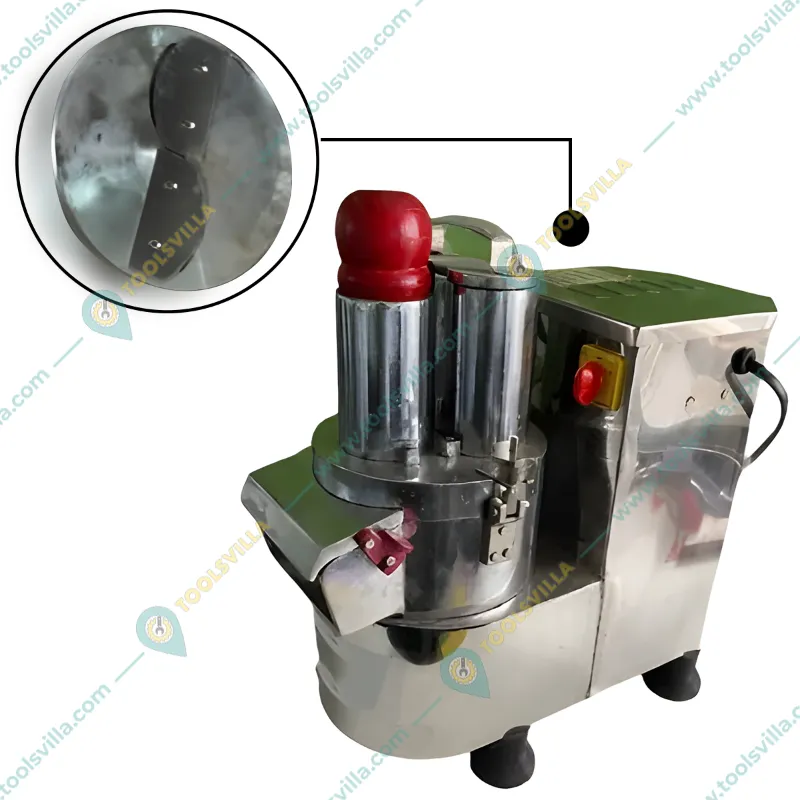  3mm Cutting Size Slicer Blade for Commercial 1 HP Semi-Automatic Cutting Machine, Cutting Capacity 300-400 kg per hour
