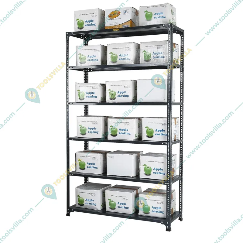 Premium Quality18 x 36 x 98 Inch 6 Shelves Multipurpose Storage Rack (20 Gauge Shelves & 14 Gauge Angle) 