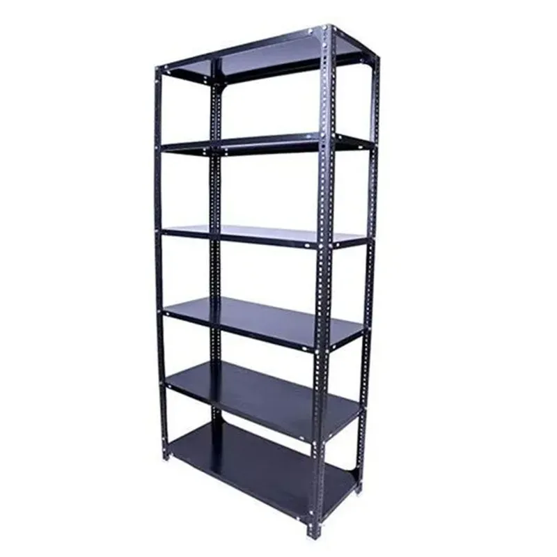 Menage 72 x 35 x 12 Inch 6 Shelves Slotted Angle Metal Rack (22 Gauge Shelves & 16 Gauge Angle)