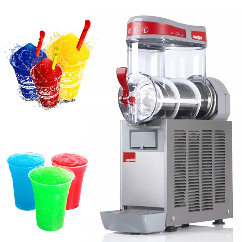 Ugolini MINI 1 Commercial Granita Slush, Margarita Smoothie, Frozen Drinks Beverage Maker Machine Dispenser, 6L Capacity 