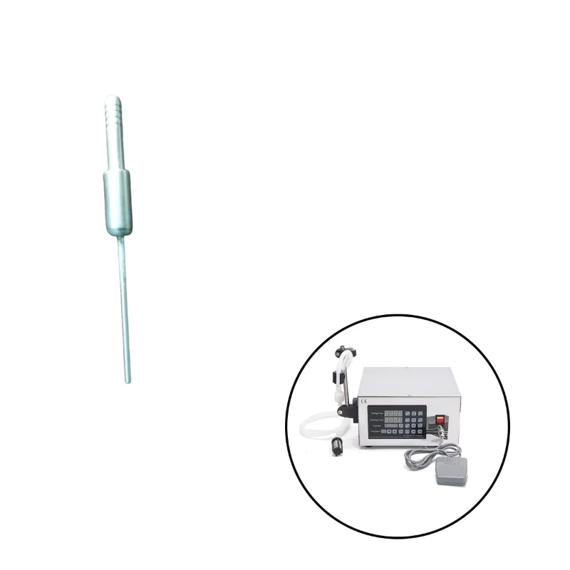 Small Nozzle for Manual 5 to 4000 ml Single Nozzle Stainless Steel Digital Liquid Filling Machine with AI Technology and Foot Pedal
