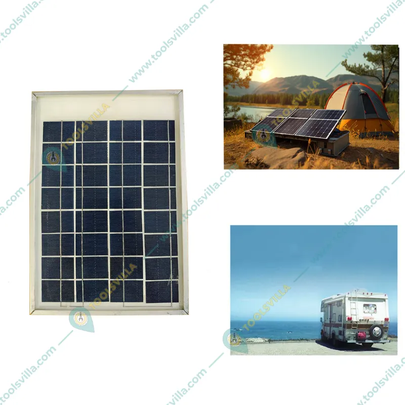 Gramstrong 18W Polycrystalline Solar Panel  with 1 Year Warranty for Long Life for Battery Charging, Home Lighting, Boat