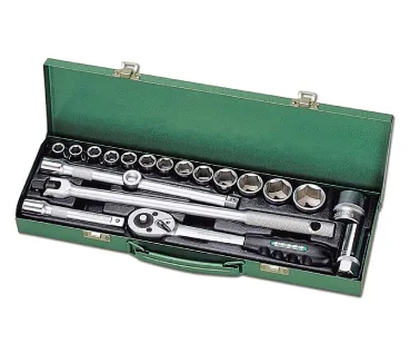 Honiton Socket Set 1/2 drive 25 pcs socket set  with quick release Ratchet Tin Box (17 B)